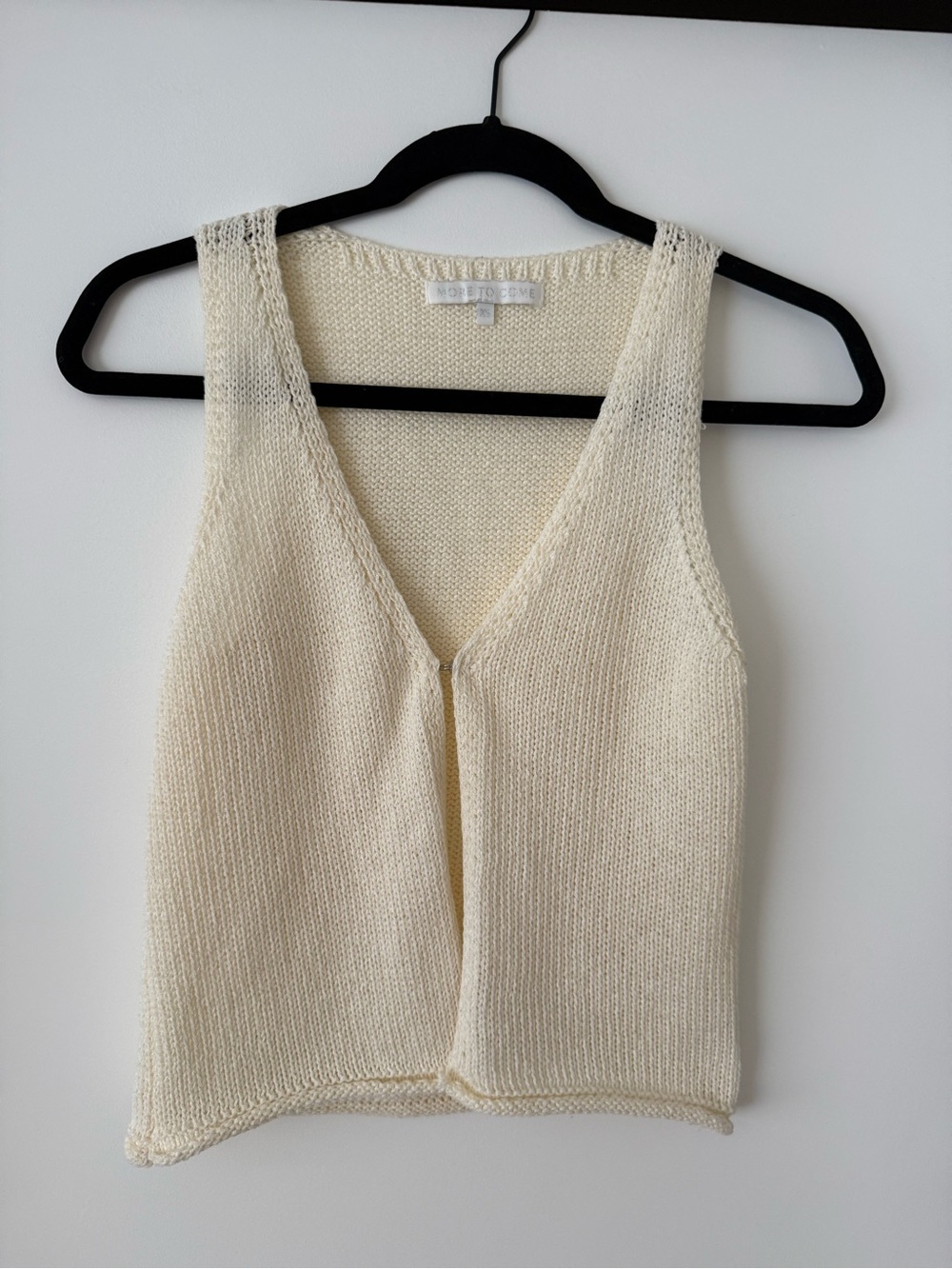 Jade knit top ivory More to Come